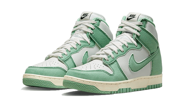 Nike Dunk High 1985 Enamel Green Denim