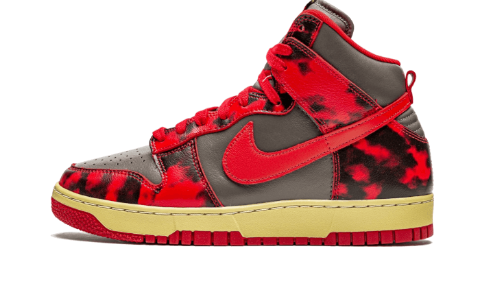 Nike Dunk High 1985 Red Acid Wash