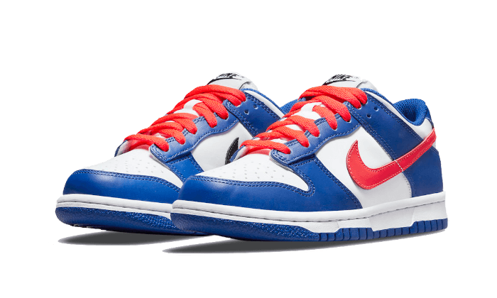 Nike Dunk Low White Royal Red