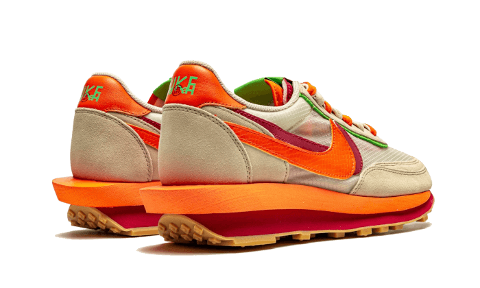 Nike LD Waffle Sacai Clot Net Orange Blaze