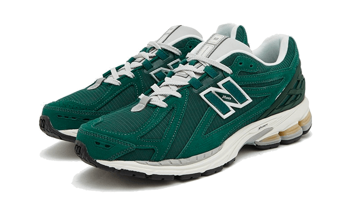 New Balance 1906R Green Suede Metallic Silver