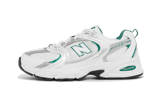 New Balance 530 White Silver Green