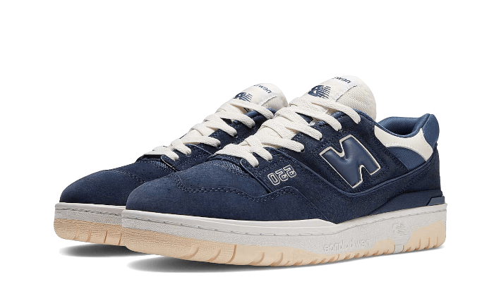 New Balance 550 Natural Indigo Suede