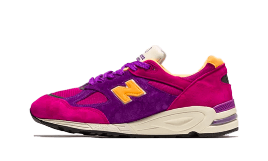 New Balance 990v2 Made in USA Teddy Santis Purple Yellow