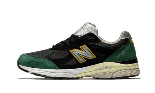 New Balance 990 V3 Black Green Yellow