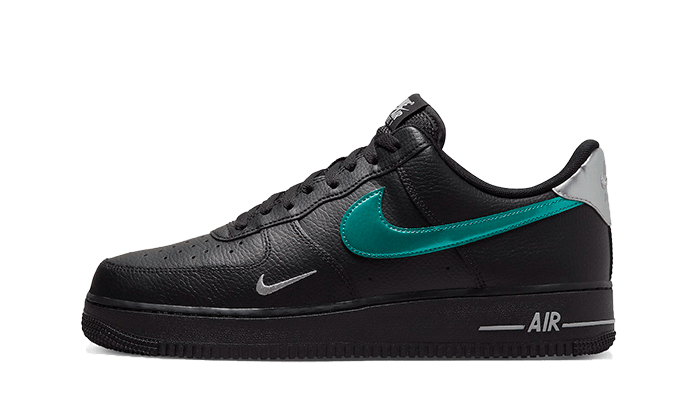 Nike Air Force 1 Low Black Blue Lightning