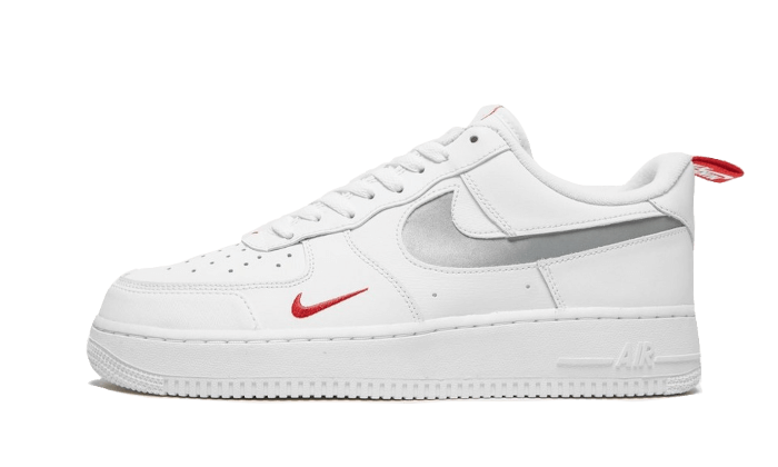 Nike Air Force 1 Low White Red Mini Swoosh