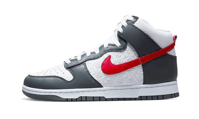 Nike Dunk High Embossed Basketball Grey Red