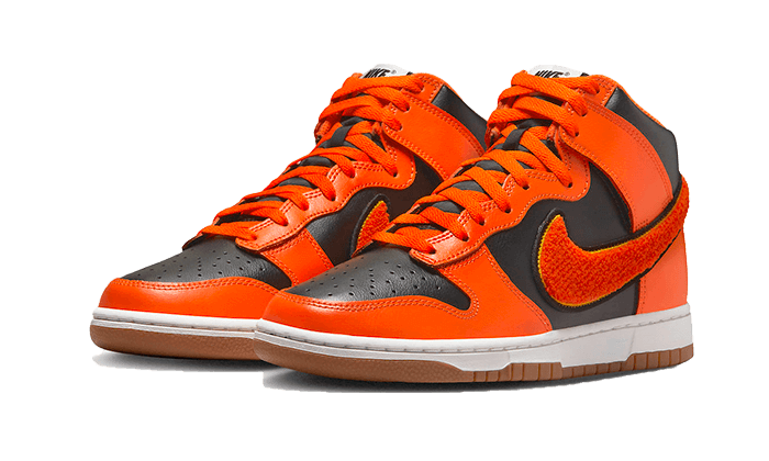 Nike Dunk High University Chenille Swoosh Safty Orange