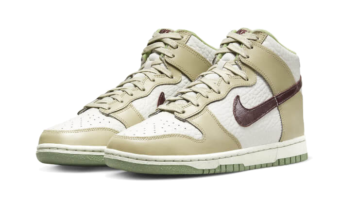 Nike Dunk High White Tan