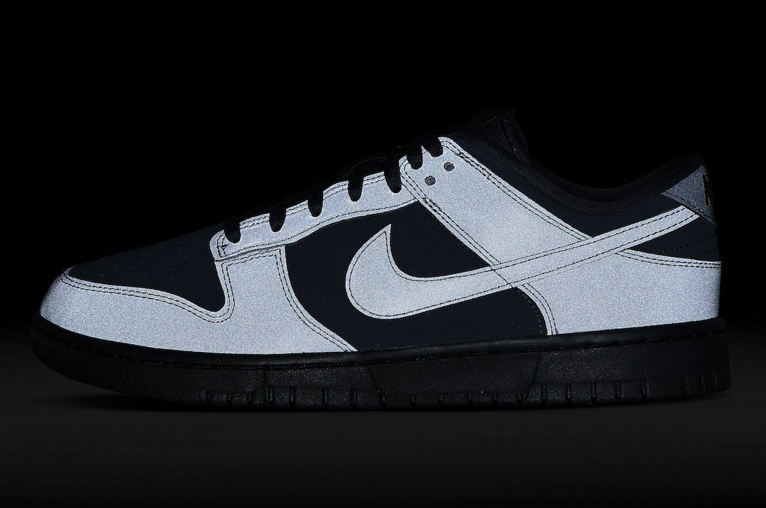 Nike Dunk Low Cyber Reflective Glowing in the Dark